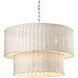 Erma 6 Light 22.38 inch Brushed Champagne Bronze Chandelier Ceiling Light